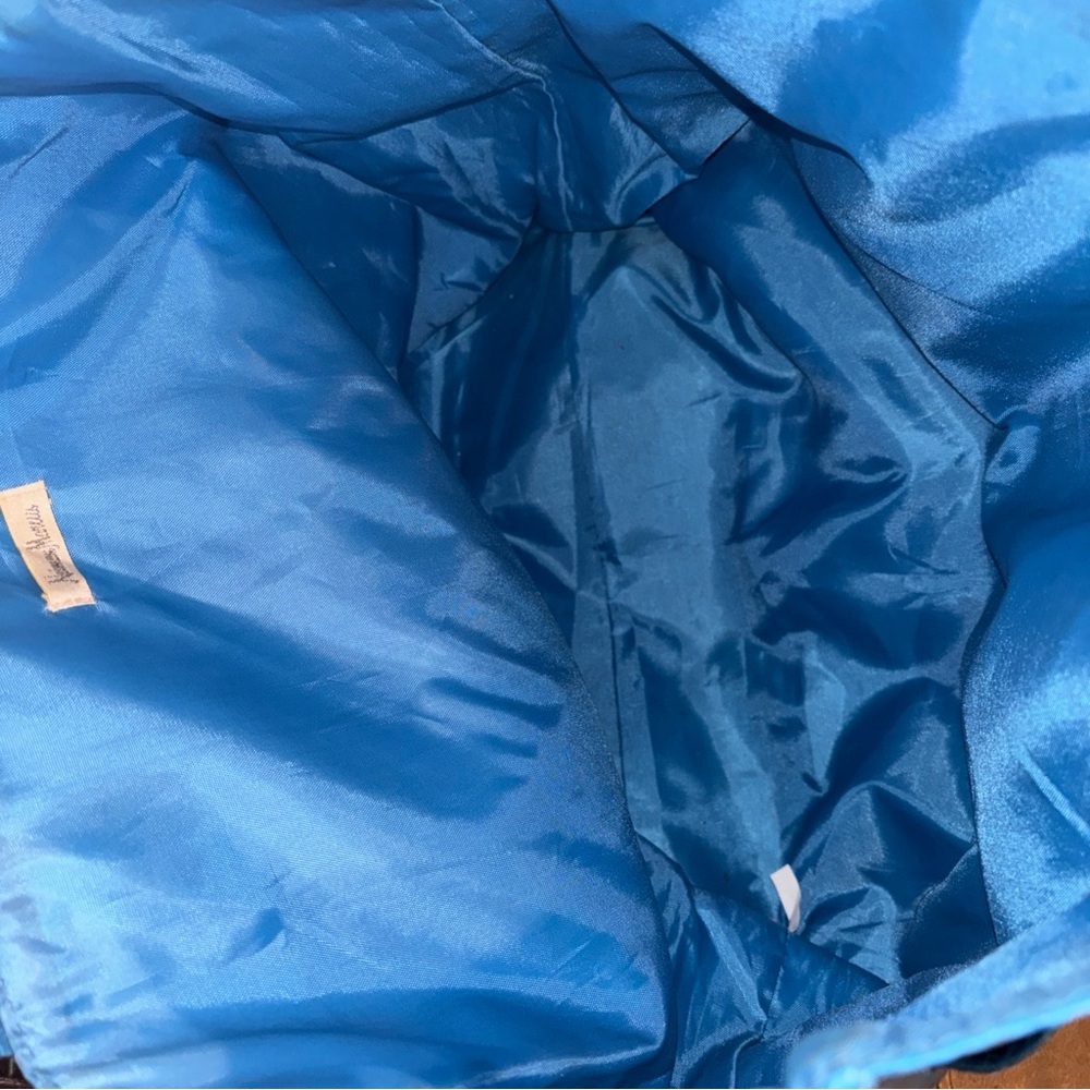 Neiman Marcus Vibrant Blue Textured Tote - Picture 7 of 8